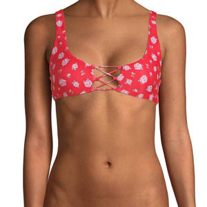 Wildfox Isabelle Bikini Top // Ditsy Rose // L